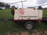 Chicago pnumatic CPS13 tow behind air compressor