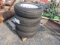 (New)ST205/75R15 Radial Trailer Tires/Wheels (set)