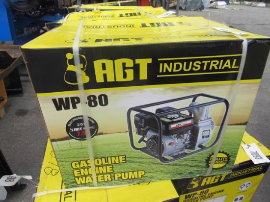 AGT 3" Water Pump WP 80 w/gas engine (New)
