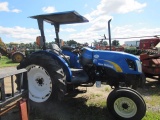 NH TN60A Tractor, 2WD, 2 Post Canopy 1056 Original Hours