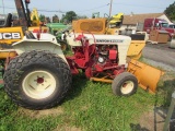 Satoh S-6506 2WD Tractor w/ 5' Snow Blade & Tire Chains, 1263 Hrs