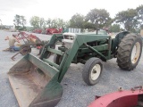 Oliver 1365 Tractor w/ Loader - weak clutch, PS needs TLC