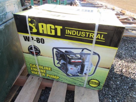 AGT 3" Water Pump WP 80 w/gas engine (New)