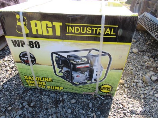 AGT 3" Water Pump WP 80 w/gas engine (New)