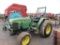 JD 1070 Tractor, 4WD, ROPS, 5289 Hrs
