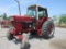 IH 1086 Tractor w/ Cab, w/TA 8548 hrs 2WD SALVAGE
