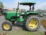 JD 5055D Tractor, 2 Post Canopy, 1466 Hrs