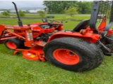 Kubota B7300 Tractor, 4x4, HST, Ldr, Soft Cab,