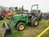 JD 770 Compact Tractor w/ Backhoe