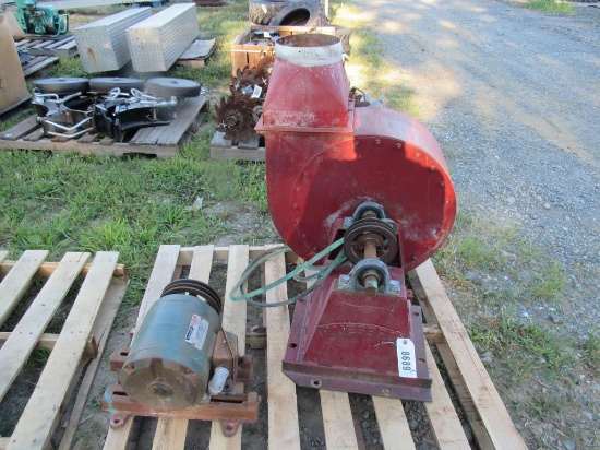 Wesbro 10" Blower w/Reliance 1740 RPM 5HP Motor