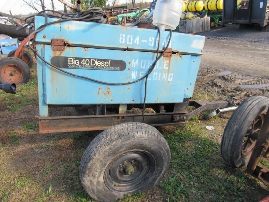 Miller Big 40 Dsl Welder on Cart