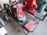 IH Hit/Miss Engine w/ Emaus Butter Churn Pully,1HP