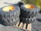 (New) 12-16.5 Tires on Wheels for Case (set of 4)