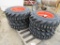 (New) 12-16.5 Forerunner Tires on Bobcat (set  4)