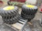 (New)12-16.5 Tires on Wheels for NH/JD/CAT (set 4)