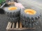 (New) 12-16.5 Tires on Wheels for Case (set 4)