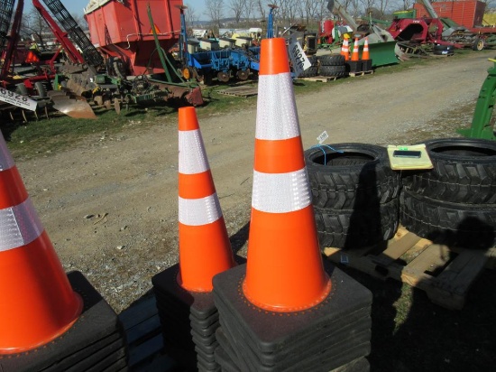 New Safety Traffic Cones 28" High