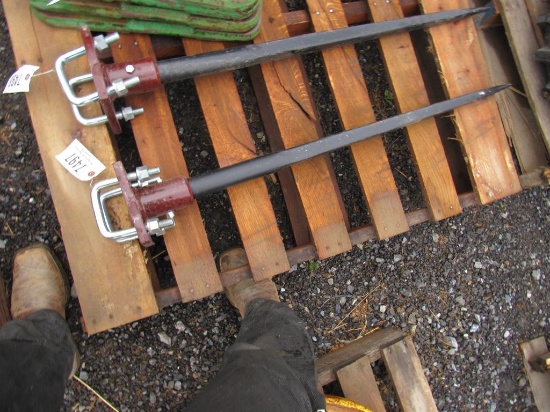 Clamp-On Hay Spear