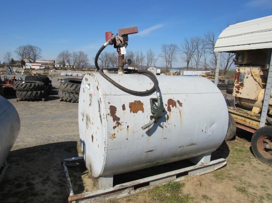 500 Gal Dsl Fuel Tank w/Electric Pump