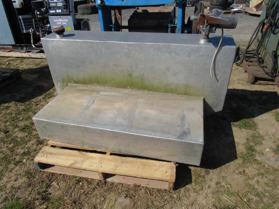 Aluminum L0Shape 100 Gal Tank w/Pump