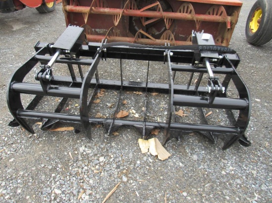 (New) 72" Dual Cylinder Root Grapple