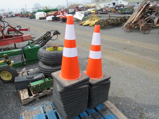(New) Safety Traffic Cones, 28" High