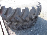 Titan 18.4 x 34 Tractor Tires w/Rims (pr)
