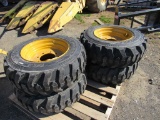 (New) 10-16.5 Tires on Wheels for NH/JD/CAT
