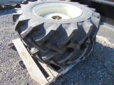12.4 x 24 Tiron Tires & 8-Lug Rims (pr)
