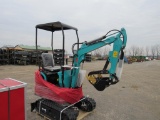 AGROTK Mini Excavator QH-12 (NEW) w/thumb  gas engine  Teal