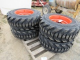 (New) 12-16.5 Forerunner Tires on Bobcat (set  4)