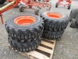 (New) 12-16.5 Tires on Wheels for Bobcat (set 4)