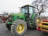 JD 7400 Tractor, Cab, 4x4, Pwr Quad Trans