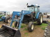 Ford 8240 Tractor, Dsl, 2WD, Bucket & Spear, Cab