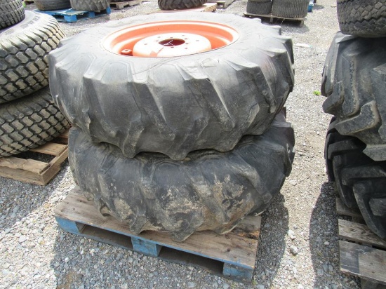Firestone 14.9-24 Ag Tires w/Rims (pr)