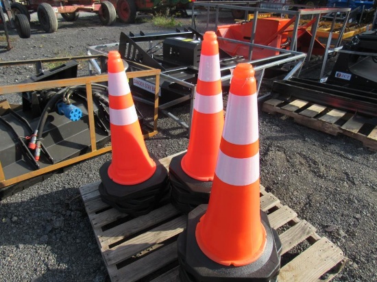 Safety Traffic Cones 28" (New)