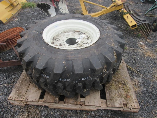 Tiron 43x16x20 Single tire w/ 6 Lug rim