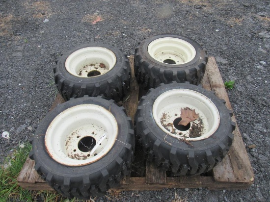 Tiron 18x8.5x10 tires w/ 5 lug rims (set of 4)