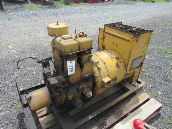 Lister 14.6 HP Dsl Generator w/ Generator