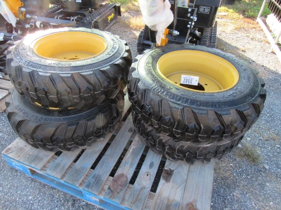 (New) 10-16.5 Tires on Wheels for NH/JD/CAT
