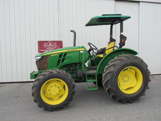 JD 5065E Tractor, Dsl, 4WD, LHR, 2 Remotes