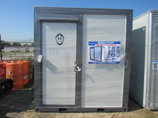 New Bastone Mobile Unisex Toilet w/Shower