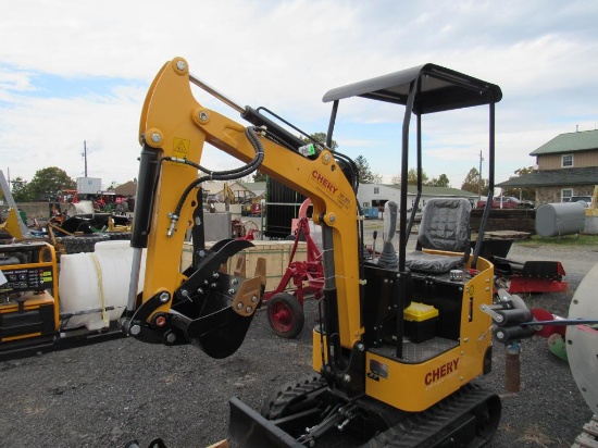 New Cherry Excavator w/Attachements