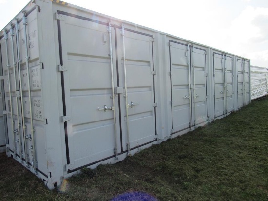 40' Container, 2 side Doors, 1 End Door