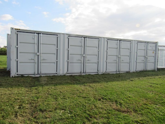 40' Shipping Container w/4 Side Doors