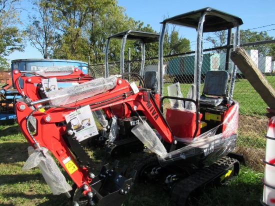Miva VA13 Mini Excavator w/Thumb