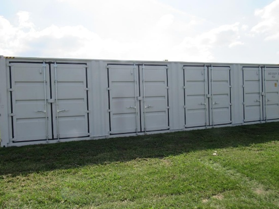 40' Shipping Container w/4 Side Doors