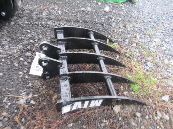 Miva Mini Excavator Root Rake (New)
