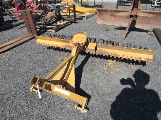 King Kutter 3pt 6' Stone Rake
