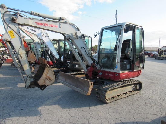 Takeuchi TB240 Excavator, EROPS
